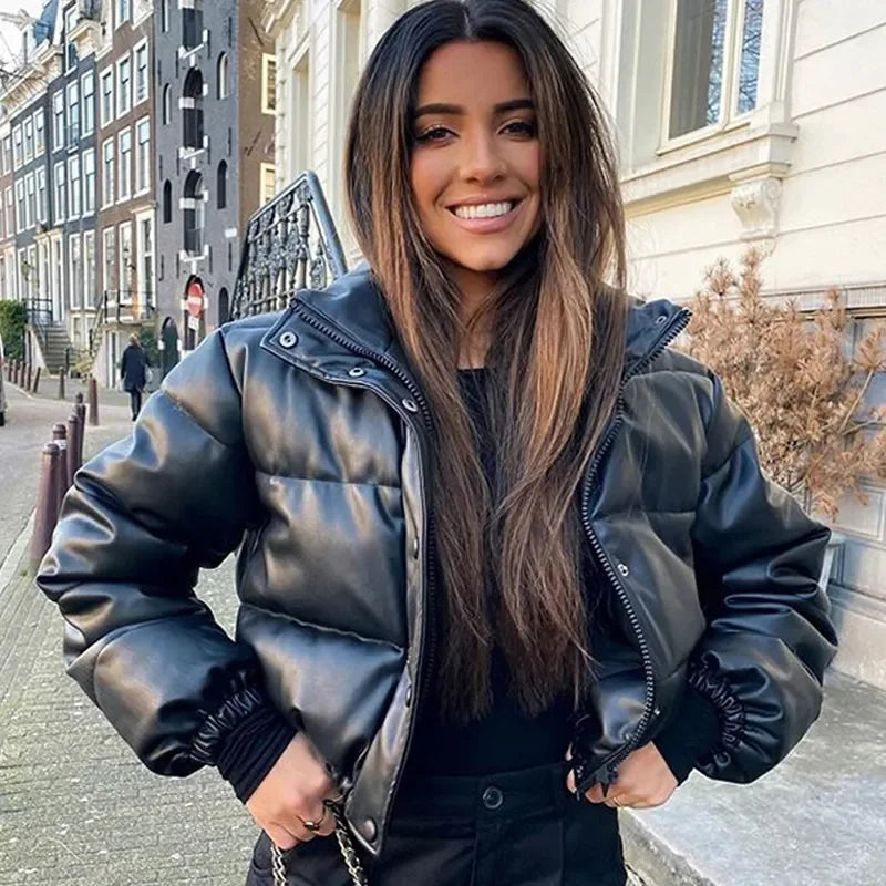 جاكيت أسود نسائي مبطن
