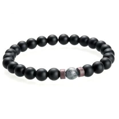 Men Bracelet Natural Moonstone Bead Tibetan Buddha Bracelet Chakra Lava Stone Diffuser Bracelets Men Jewelry Gift Drop Shipping